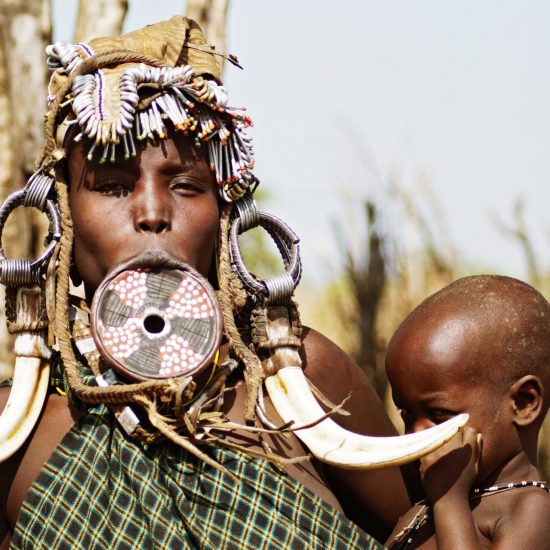 Mursi-people-Ethiopia-mother-child